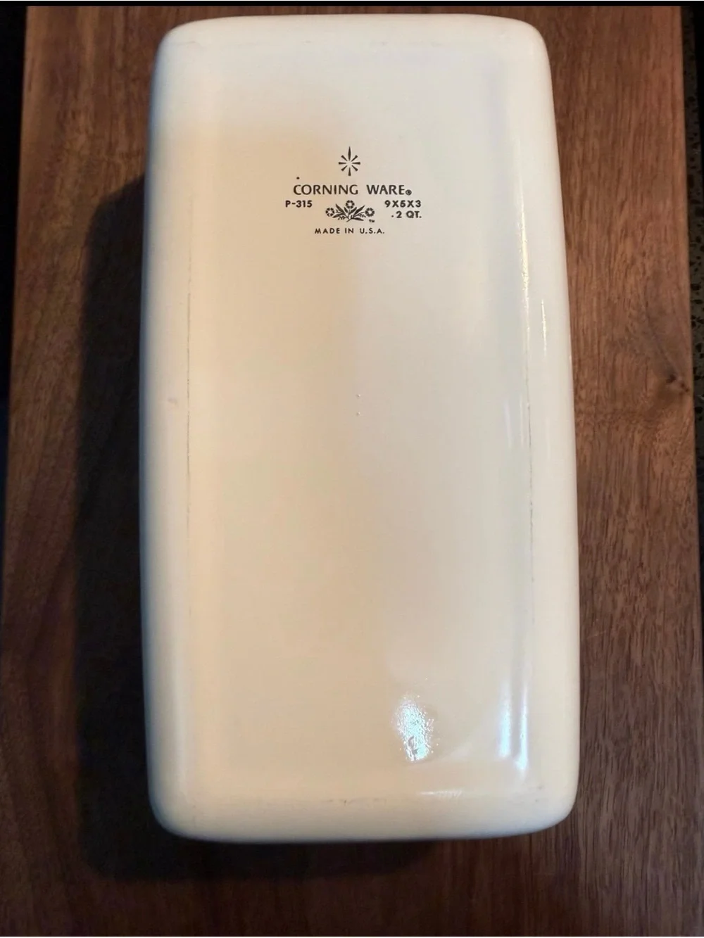 Vintage Corningware blue cornflower loaf pan